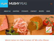 Tablet Screenshot of mushypeas.co.uk